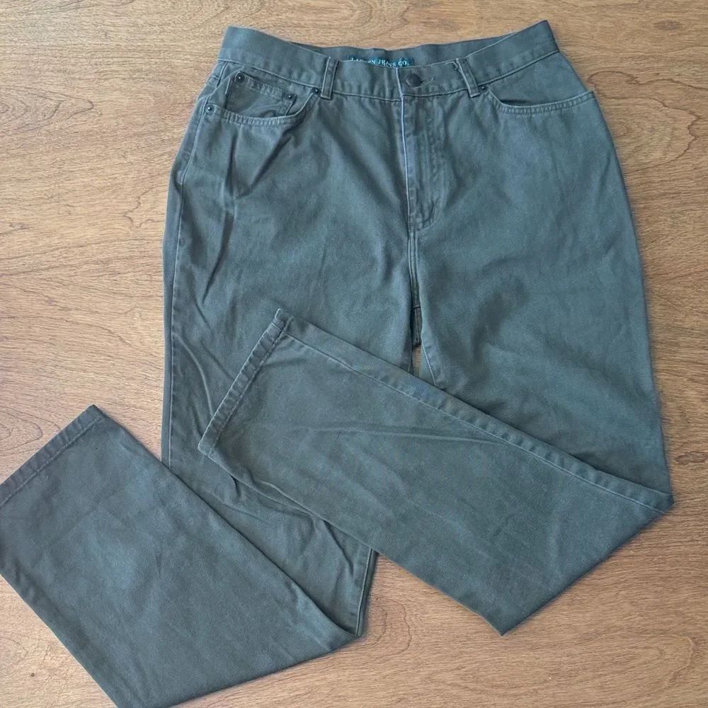 Lauren Ralph Lauren Wood Sage Straight Leg Jeans